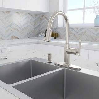 Clihome 3-Function Kitchen Faucets with Soap Dispenser