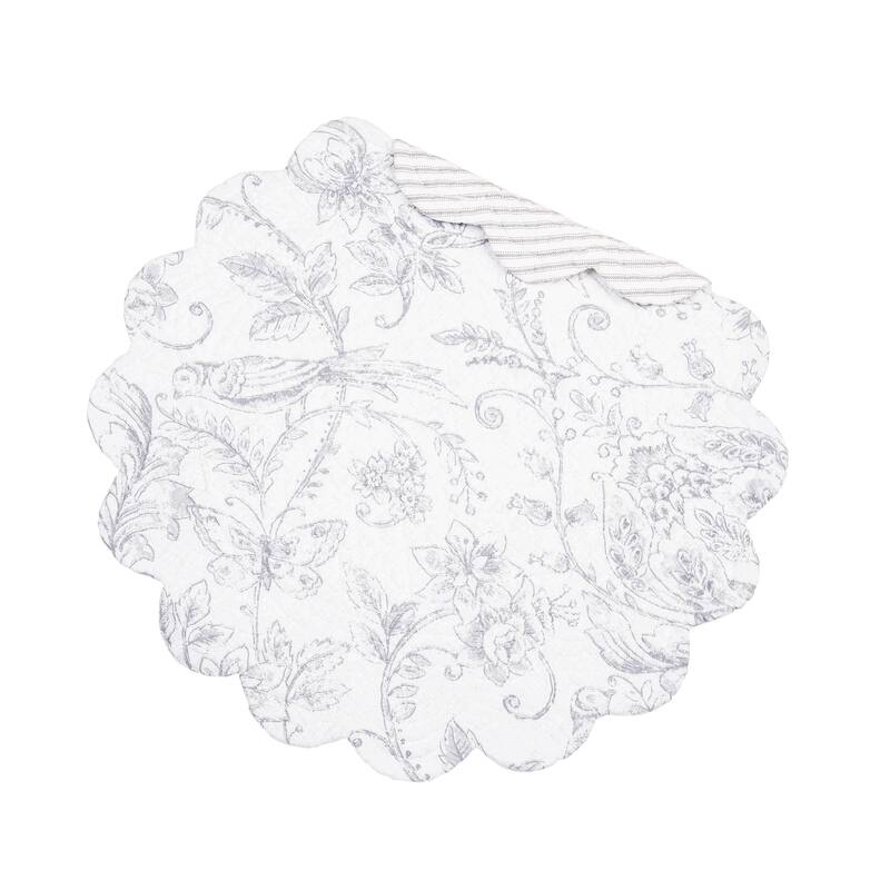 Callahan Songbirds Round Placemats Set of 6, 17"