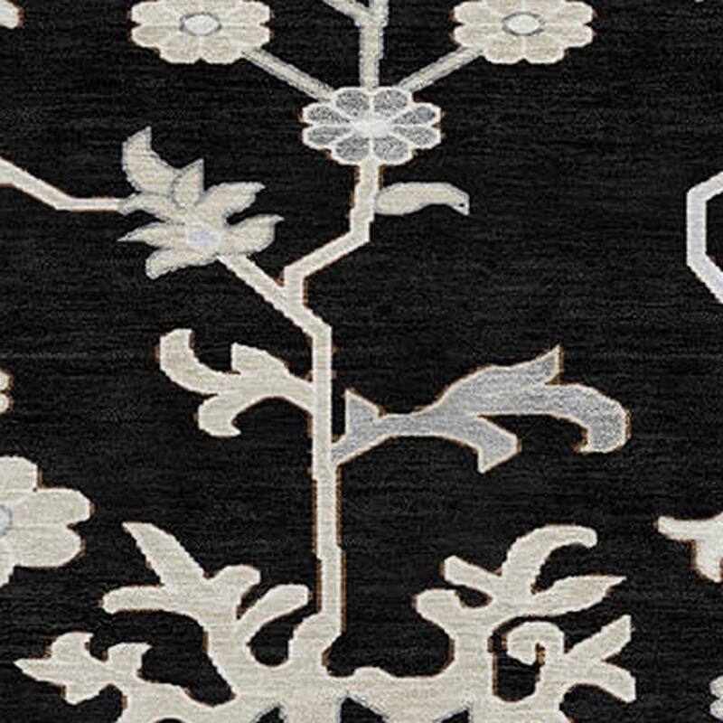 HomeRoots Floral Transitional Rectangle Outdoor Rug