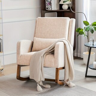 Rocking Chair, Indoor Upholstered Rocking Chair for Living Room, Modern ...