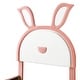 preview thumbnail 12 of 13, Kids Twin Upholstered Bed with Trundle & 3 Drawers, Wooden Platform Frame with Embedded LED Lights, Rabbit-Shaped Headboard