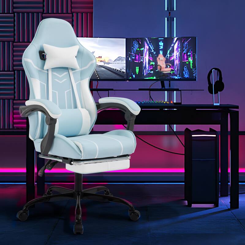 Gaming chair, Computer chair Ergonomic chair with footrest Office chair Ergonomic computer chair