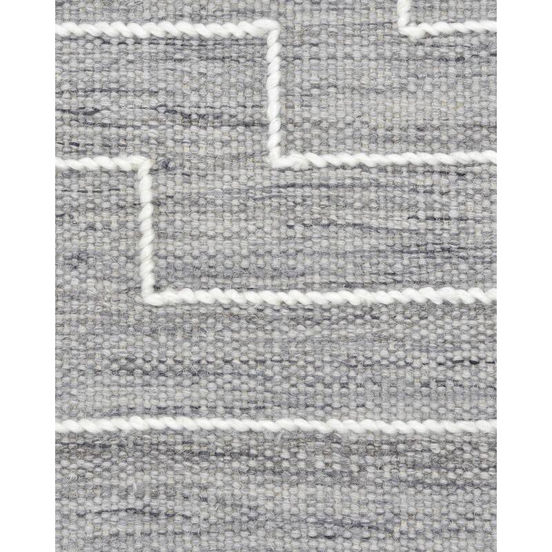 Overton Handmade Modern Contemporary Geometric Area Rug