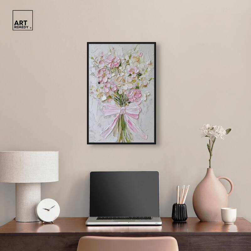 Layered Lily Canvas by Art Remedy
