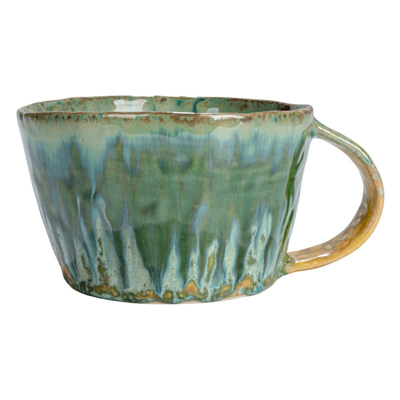 Stoneware Mug Set with Rust Finish - 5.5"L x 4.1"W x 3.1"H