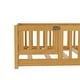 preview thumbnail 58 of 159, Wood Floor Bed with Safety Guardrails and Door