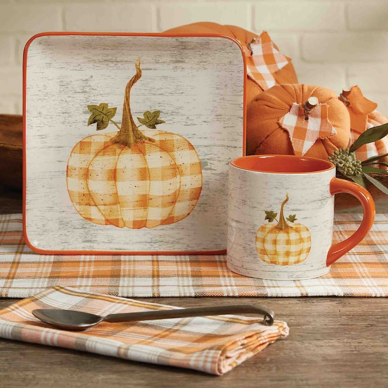 Park Designs Punkin' Patch Salad Plate Set of 4 - 8.5"DIA X 1"H
