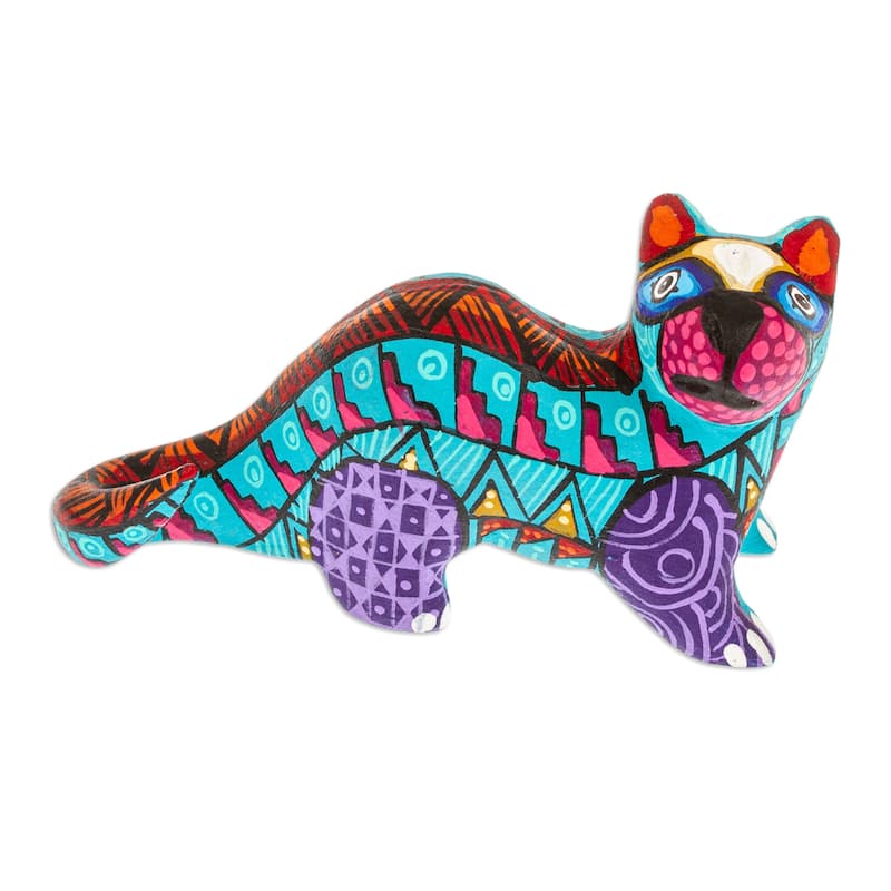 Novica Handmade The Water Spirit Wood Alebrije Figurine