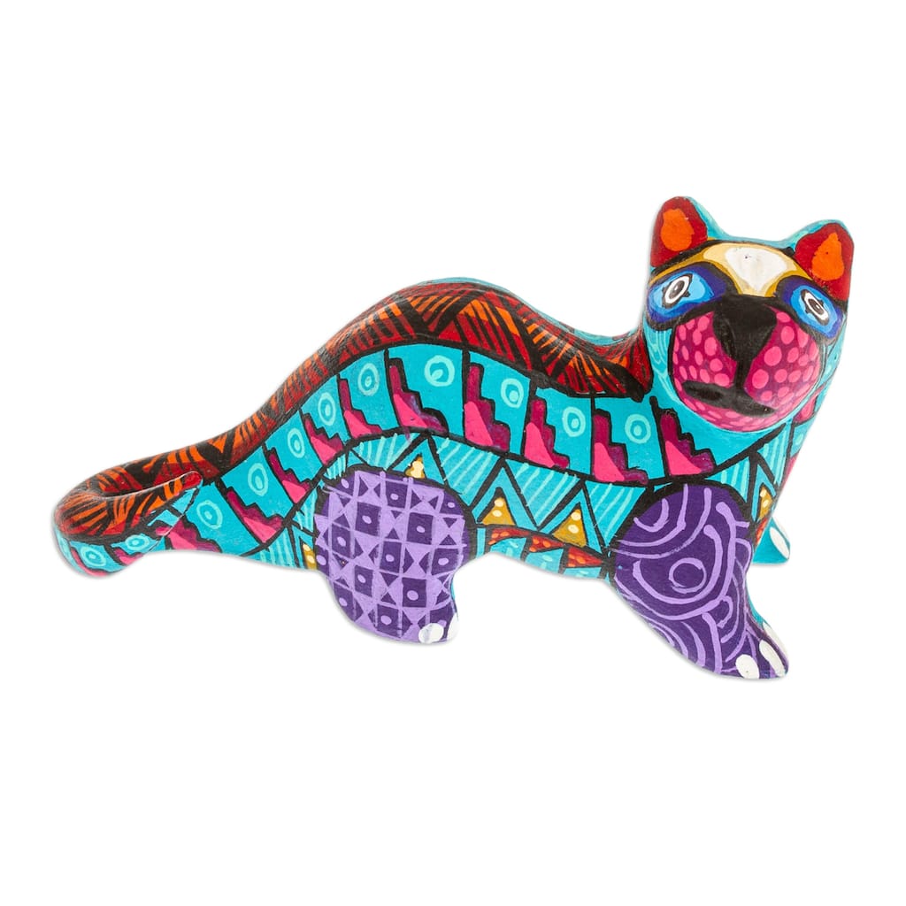 Novica Handmade The Water Spirit Wood Alebrije Figurine