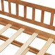 preview thumbnail 70 of 83, Montessori Bed House Bed with Trundle Bed and Headboard, Wood Daybed Platform Bed Frame No Box Spring Needed for Boys Girls