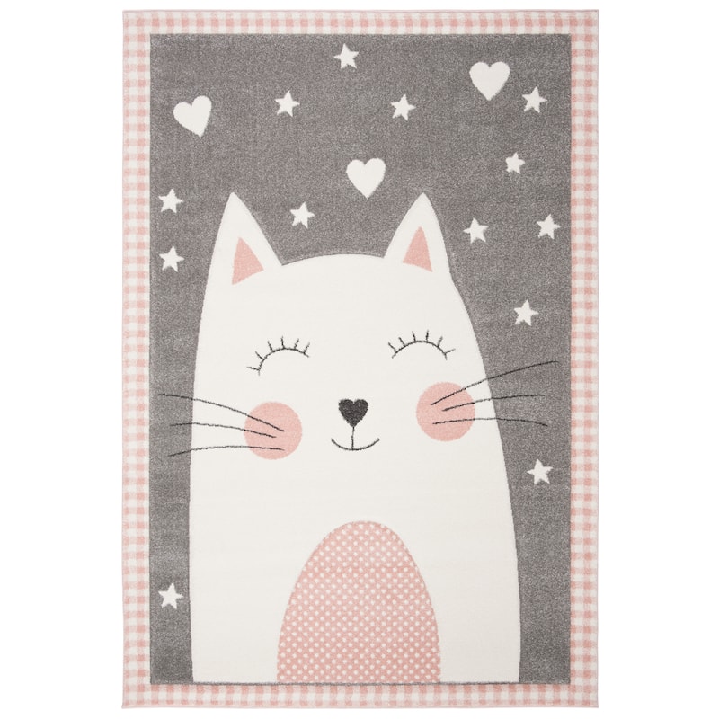 SAFAVIEH Carousel Kids Yuha Cat Rug