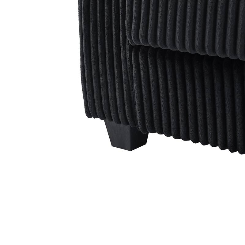 4-seater Corduroy Sofa Couch