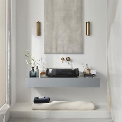 Modern Translucent Bathroom Sink with Durable Resin Construction and Stylish Design