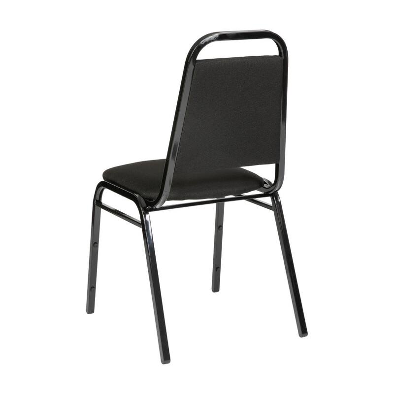 Trapezoidal Back Stacking Banquet Chair with 1.5" Thick Seat - 20.25"D x 17.5"W x 34"H