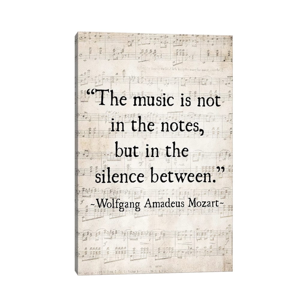 iCanvas "Music Is Not In The Notes" by Debbra Obertanec Canvas Print