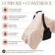 preview thumbnail 36 of 45, Comfy Cubs Baby Car Seat Cover - Infant Car Seat Cover for Sun with Large Size Car Seat Canopy
