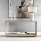 preview thumbnail 5 of 3, Uttermost 24757 Prism 60" Wide Oak Veneer Console Table