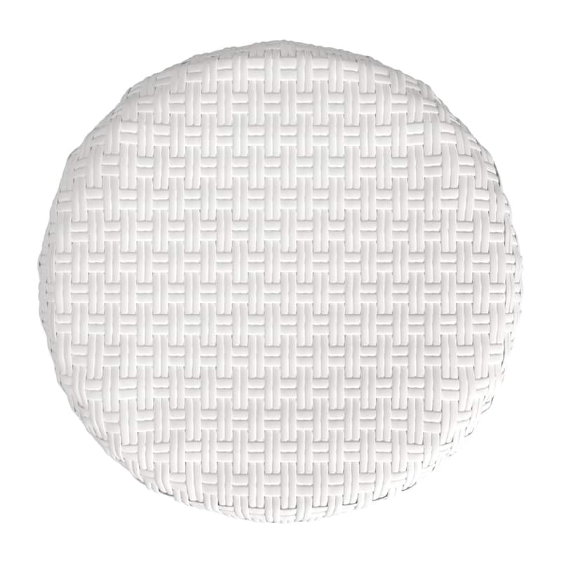 Tobias Rattan Round 18" Accent Stool