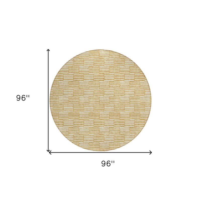 HomeRoots Geometric Transitional Rectangle Outdoor Rug