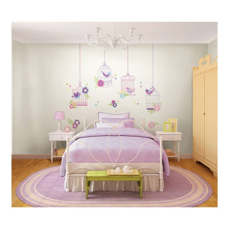 WallPops Chirping The Day Away Wall Art Kit - 34.5in x 39in x 0.025in