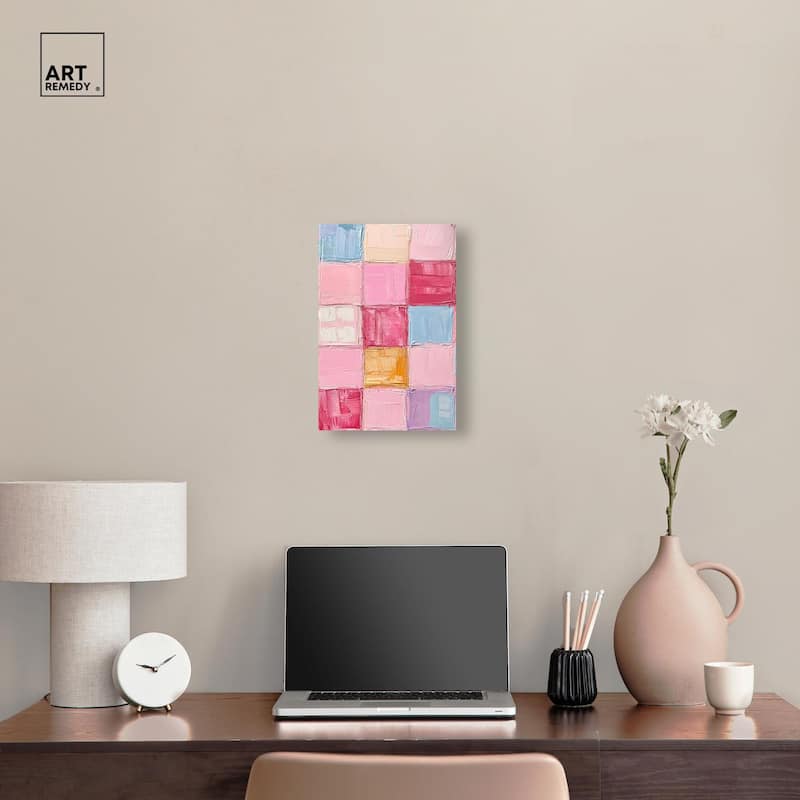 Color Squares II Canvas by Art Remedy, Gallery Wrapped