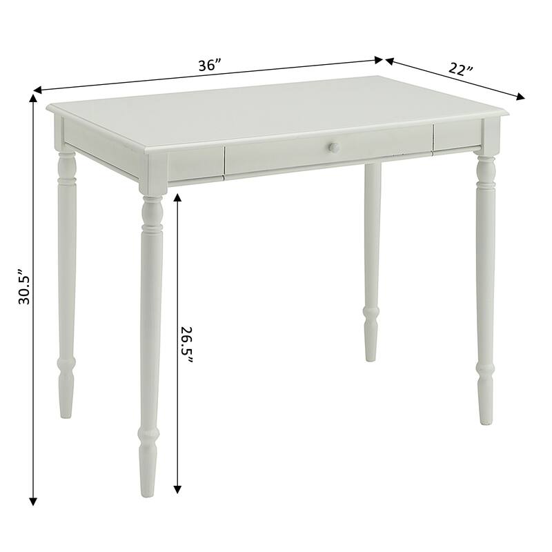 Convenience Concepts French Country 1 Drawer Desk