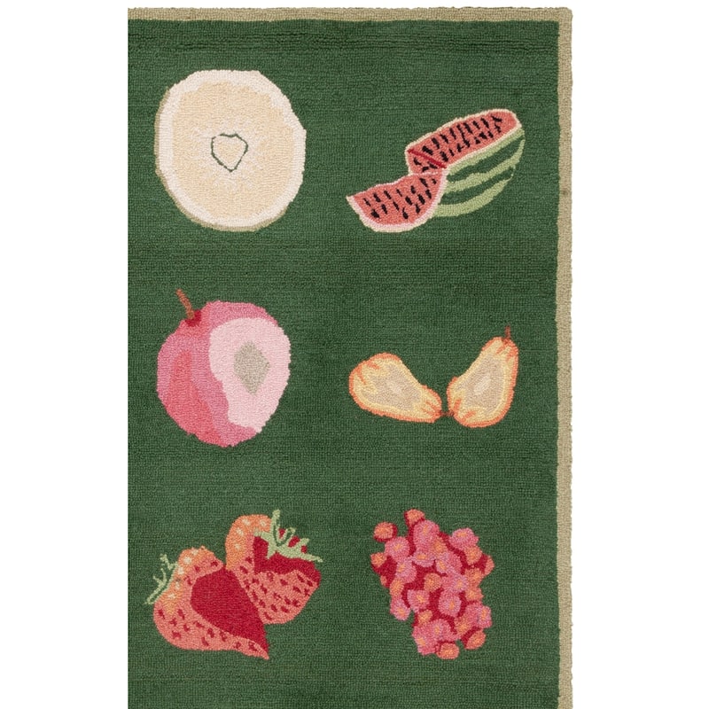 SAFAVIEH Handmade Chelsea Sefkije French Country Fruit Wool Rug