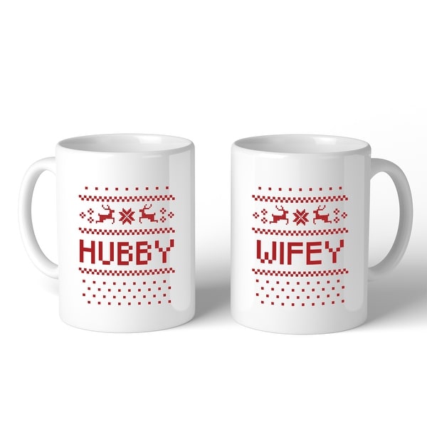 hubby wifey coffee mugs