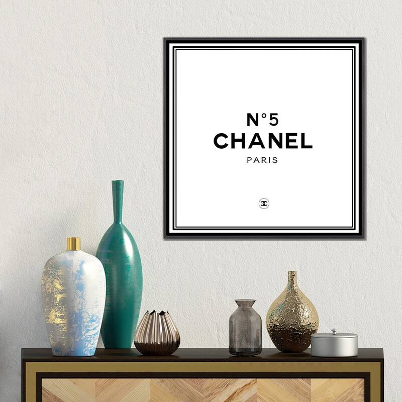 iCanvas "Chanel No5" by Art Mirano Framed