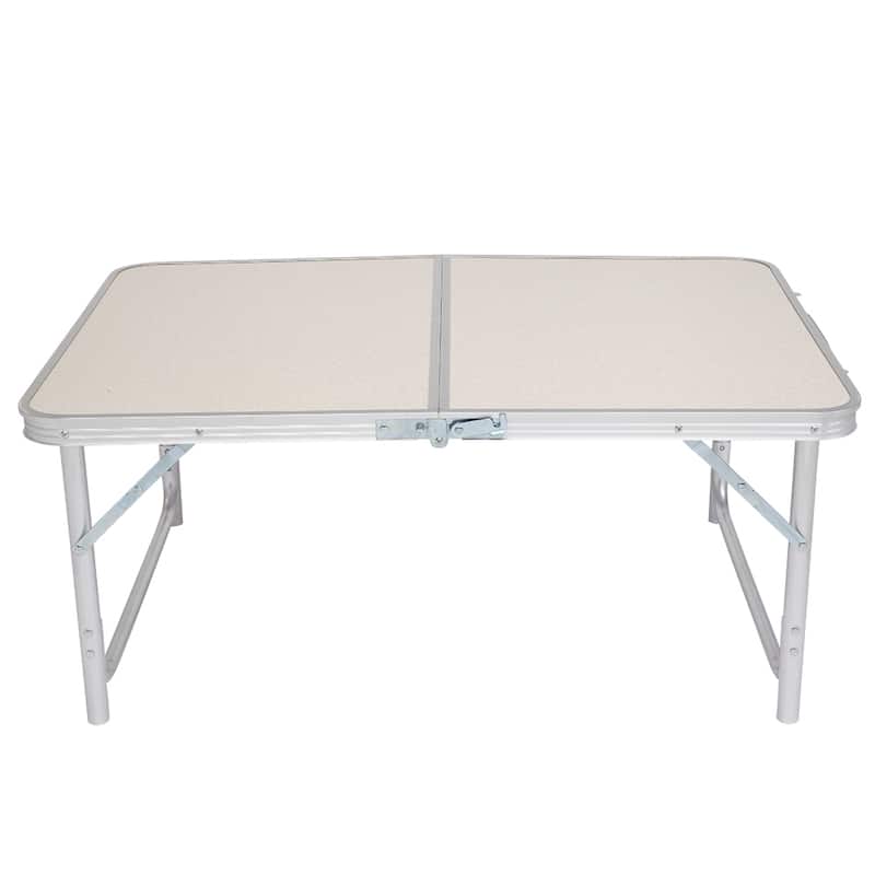 Outdoor Portable Aluminum BBQ Picnic Folding Dining Table - 90 cm