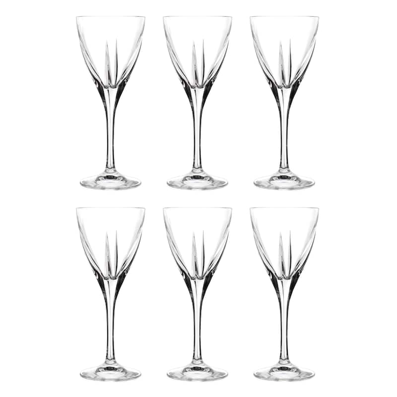 Majestic Gifts Inc. Glass Stemmed Shot Glasses - 2.25 Oz. Set of 6 - 2.25"
