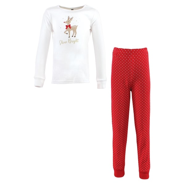 slide 2 of 2, Hudson Baby Toddler Cotton Pajama Set, Fancy Rudolph