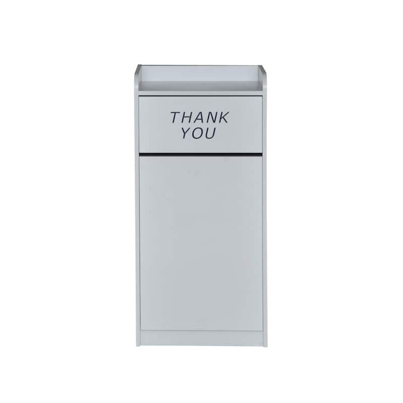 Wood Tray Top Receptacle