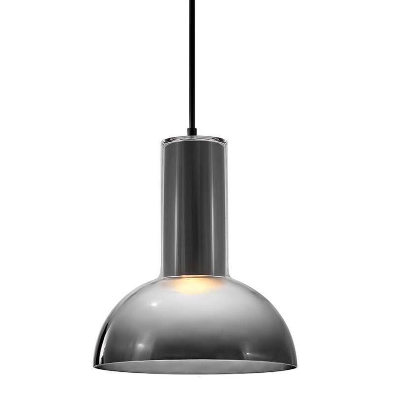 Fredrick Ramond FR41577-LL Ombra 16" Wide LED Pendant - Black