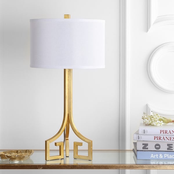 Safavieh Lighting 27 Inch Arabelle Hardback Gold Table Lamp Set Of 2 14 X14 X27 5 Overstock 12738486