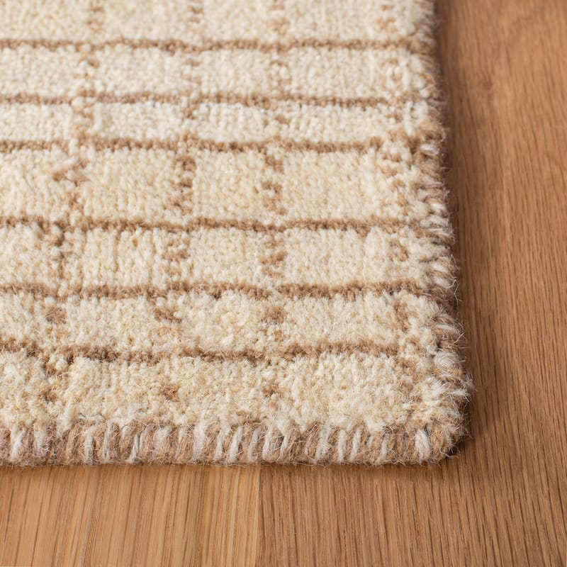 SAFAVIEH Handmade Himalaya Layered Faux Bois Modern Wool Rug