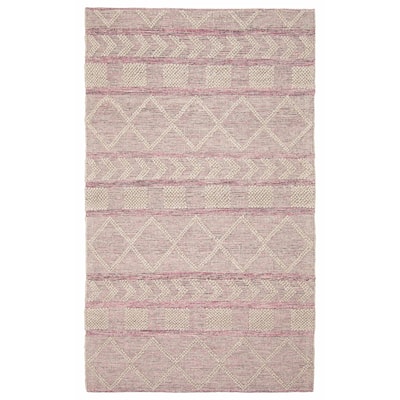 ECARPETGALLERY Braid weave Sienna Grey Wool Rug - 4'11 x 8'4