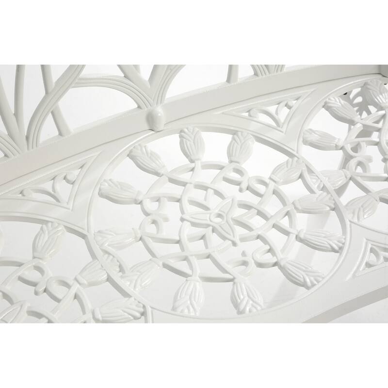 Cast Aluminium Bench (Excluding the table)