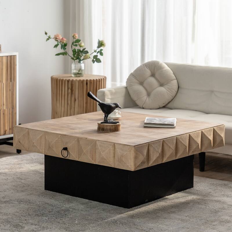 Retro Fashion Style Coffee Table,Suitable for Living Room,Office,and Dining Room
