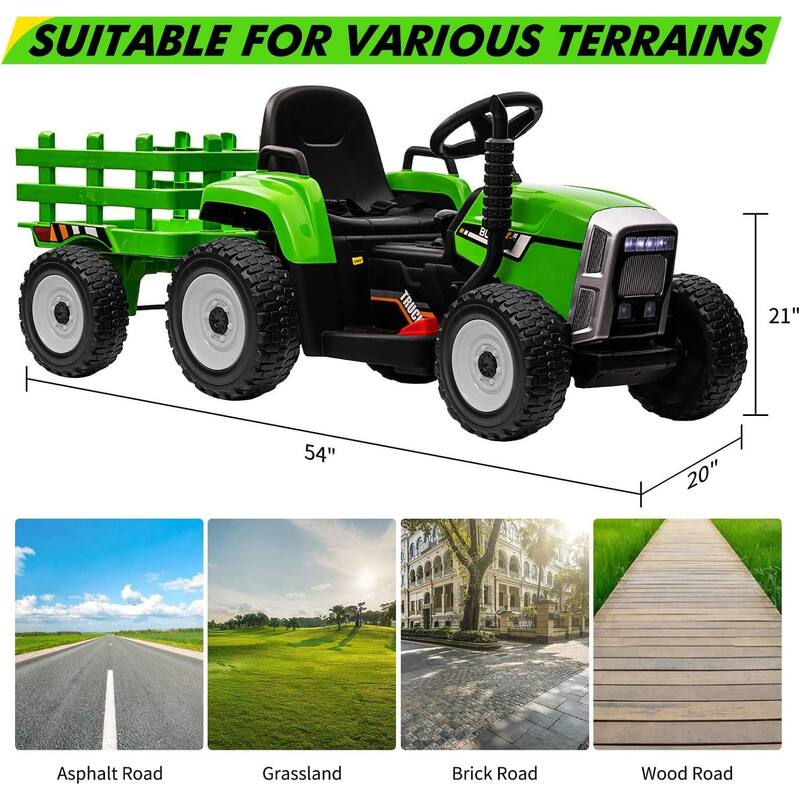 12V Kids Electric Tractor