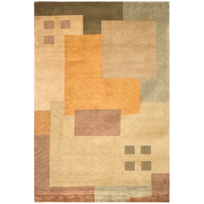 SAFAVIEH Couture Hand-knotted Tibetan Vagiani Modern Wool Rug