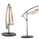 preview thumbnail 7 of 49, Best Choice Products 10ft Offset Hanging Market Patio Umbrella