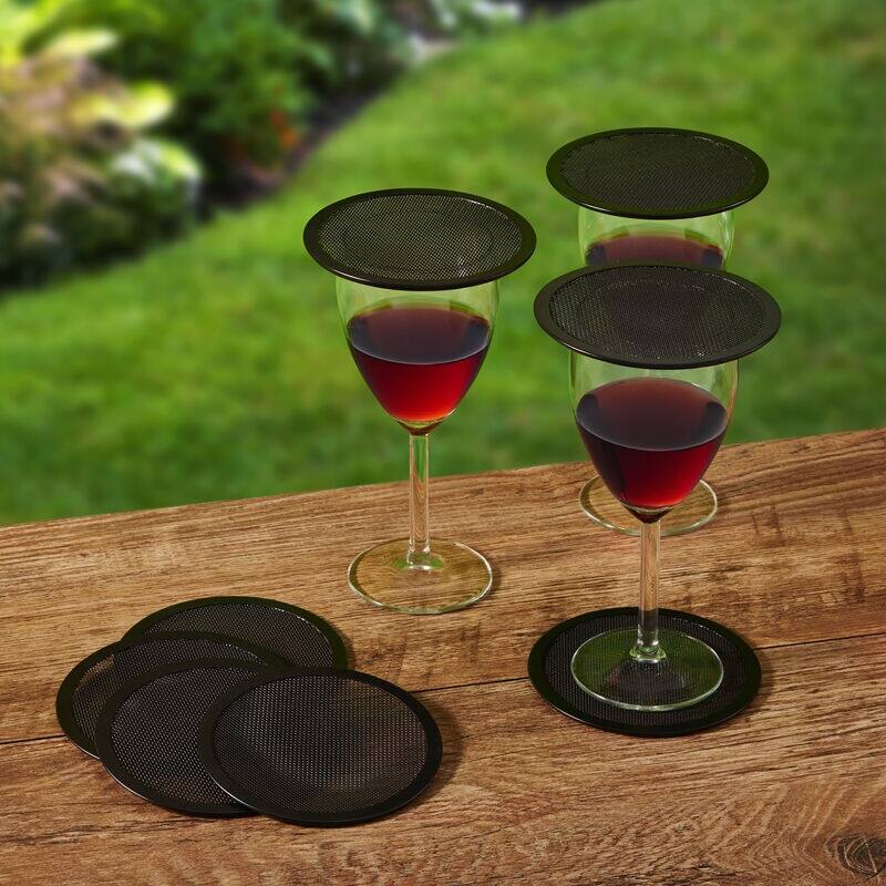 Gourmet Basics By Mikasa Bug Screen Drink Topper/Coaster