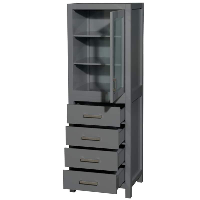 Wyndham Collection WCS1414LT Sheffield 71-1/4" Hardwood Free Standing