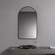 preview thumbnail 8 of 24, Rita Metal Framed Oval Wall Mirror Bathroom Vanity Mirror 23.6" x 39.5" - Black