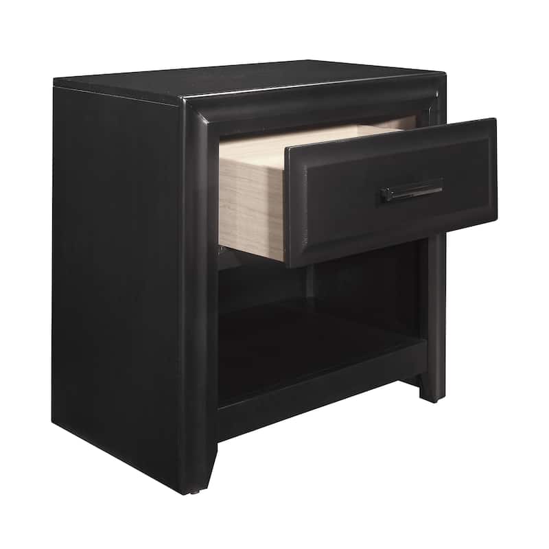 Storage Cubby Nightstand w drawer 1pc
