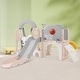 preview thumbnail 2 of 34, Toddler Slide,Swing Set 8 in 1,Kids Playground Climber Slide Playset with Basketball Hoop Freestanding Combination for Babies