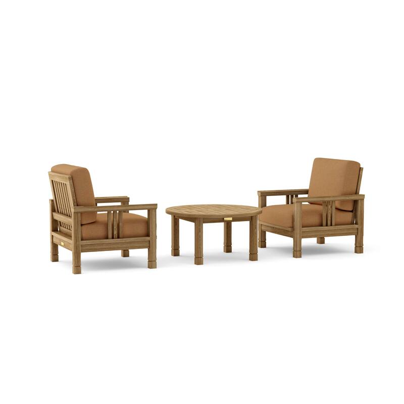 SouthBay Deep Seating 3-Pieces Conversation Set A