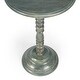 preview thumbnail 5 of 6, Handmade Butler Artifacts Pedestal End Table (India)