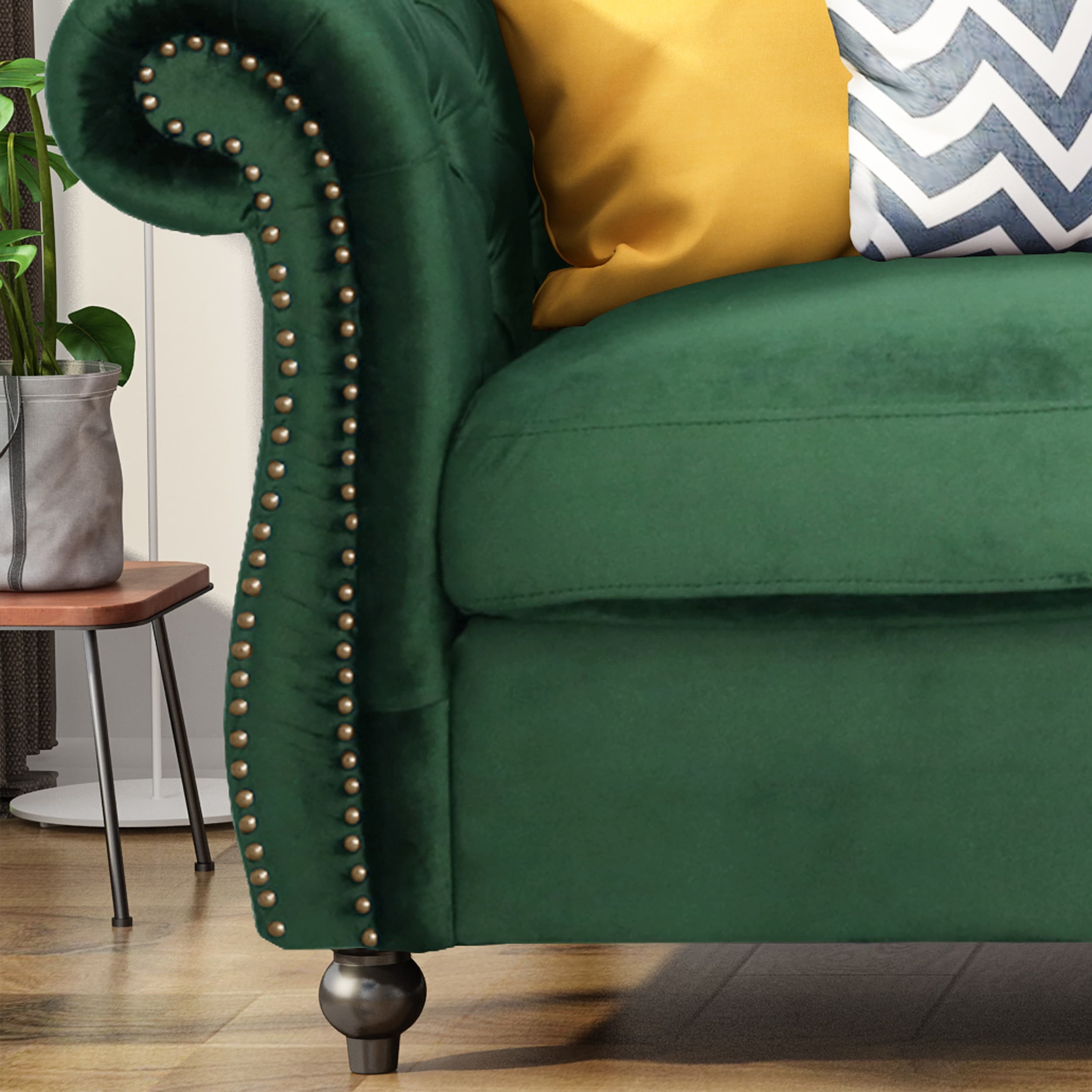 Somerville Chesterfield Tufted Velvet Sofa by Christopher | eBay